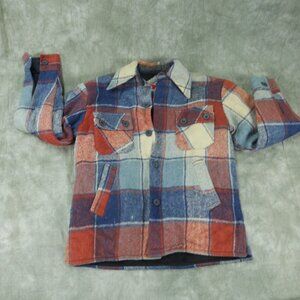 EUC vtg SHINDIGS Plaid WINTER SHIRT JACKET Men's Size M VINTAGE S-8476